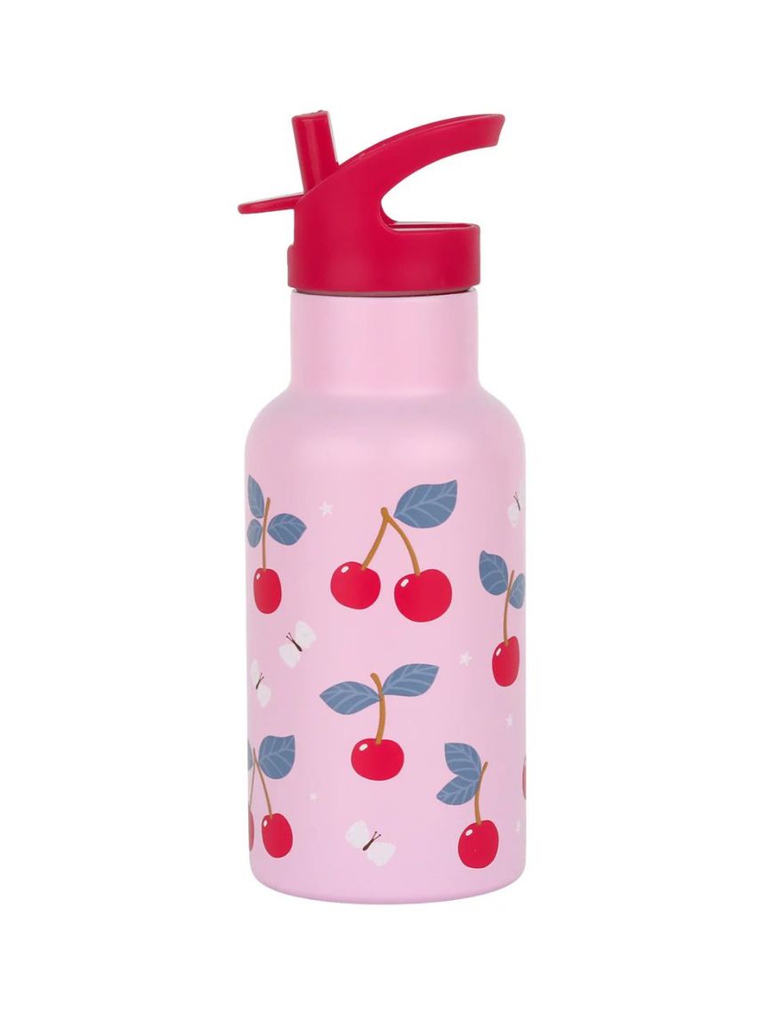 A little lovely company μπουκάλι θερμός με διπλό τοίχωμα από ανοξείδωτο ατσάλι 350ml cherries dbssch88 - A LITTLE LOVELY COMP