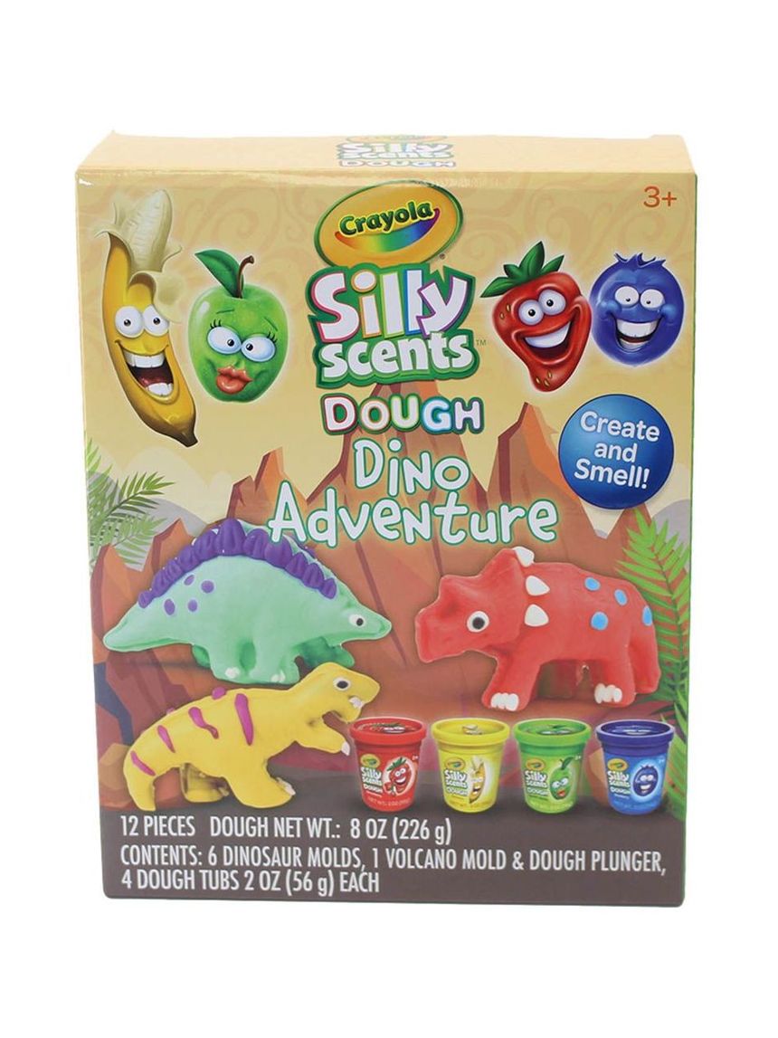 Crayola silly scents πηλός μοντελοποίησης σετ δεινόσαυροι a1-2204 - Crayola