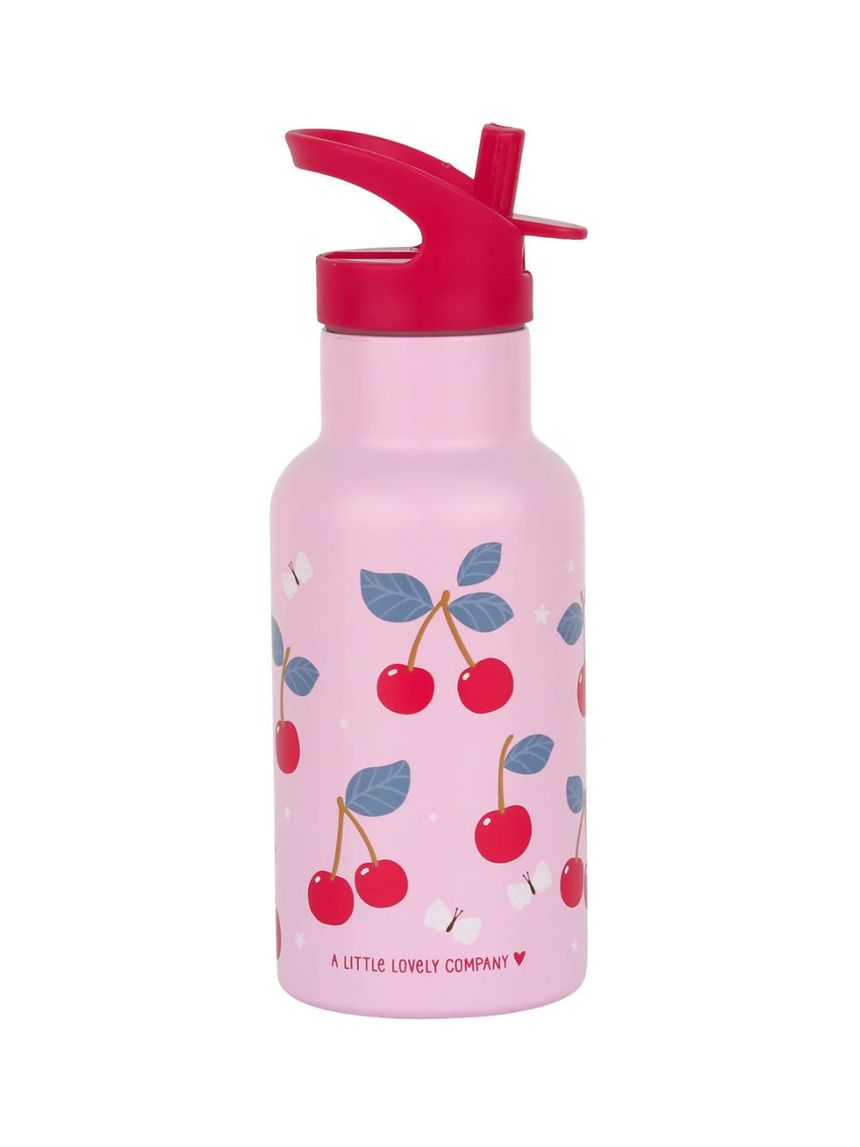 A little lovely company μπουκάλι θερμός με διπλό τοίχωμα από ανοξείδωτο ατσάλι 350ml cherries dbssch88 - A LITTLE LOVELY COMP