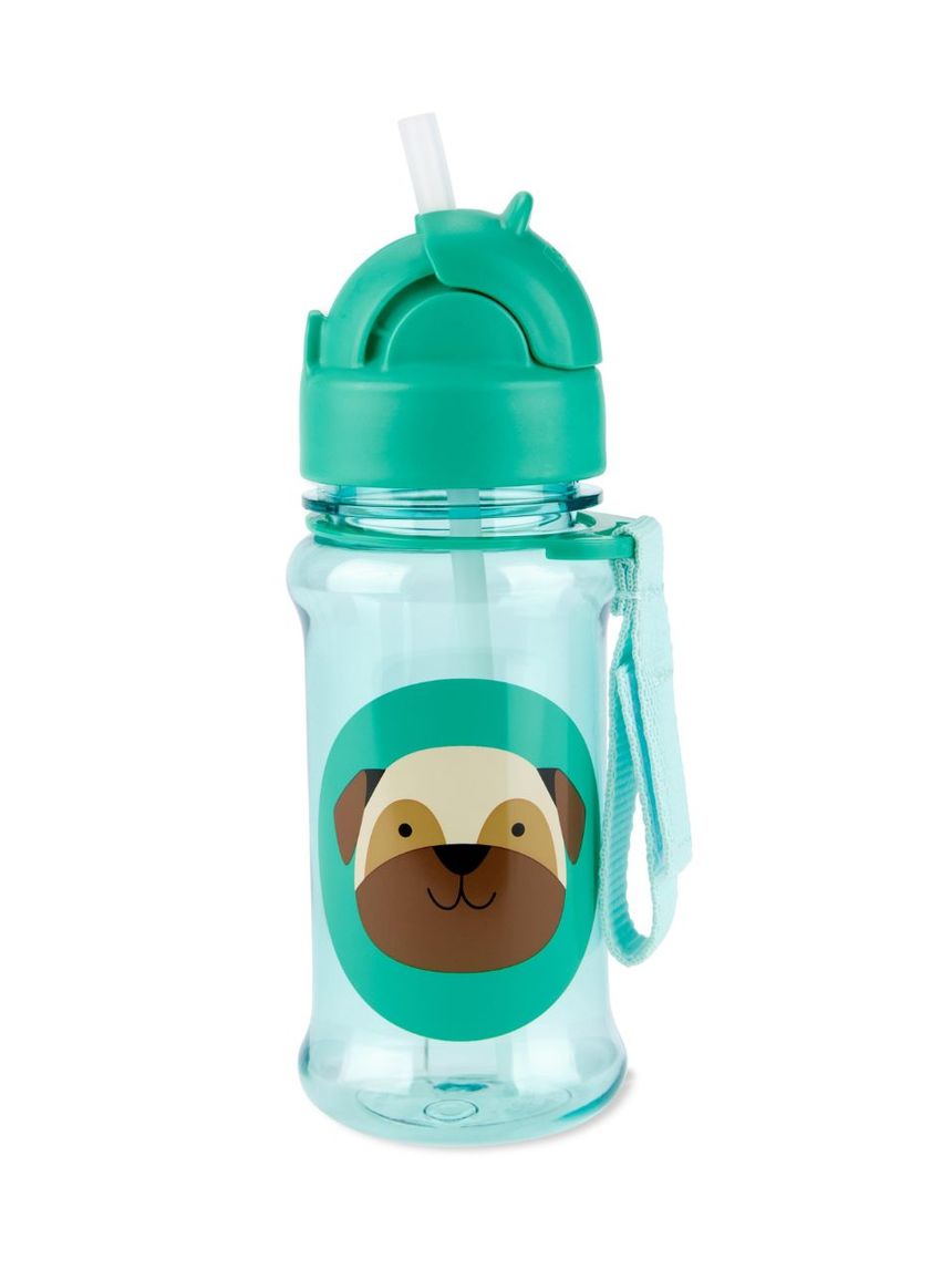 Skip hop zοο tritan renew παγούρι με καλαμάκι 355ml pug 9q777410 - SKIP HOP