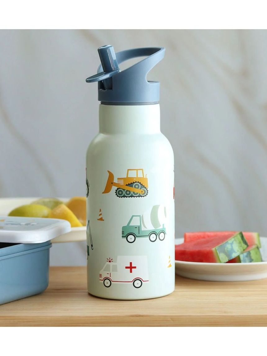 A little lovely company μπουκάλι θερμός με διπλό τοίχωμα από ανοξείδωτο ατσάλι 350ml vehicles dbssve67 - A LITTLE LOVELY COMP