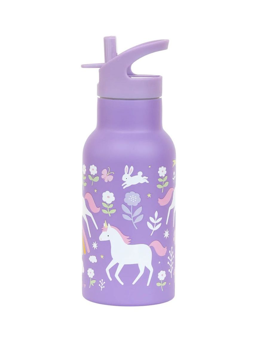 A little lovely company μπουκάλι θερμός με διπλό τοίχωμα από ανοξείδωτο ατσάλι 350ml unicorn dreams dbssud77 - A LITTLE LOVELY COMP