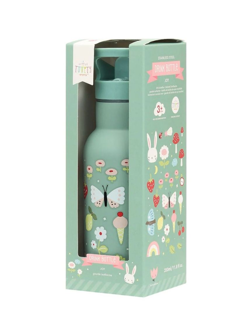 A little lovely company μπουκάλι θερμός με διπλό τοίχωμα από ανοξείδωτο ατσάλι 350ml joy dbssjo71 - A LITTLE LOVELY COMP