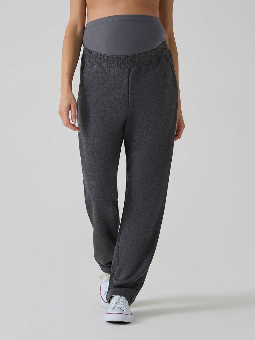 γυναικείο παντελόνι φούτερ εγκυμοσύνης γκρι - Prénatal