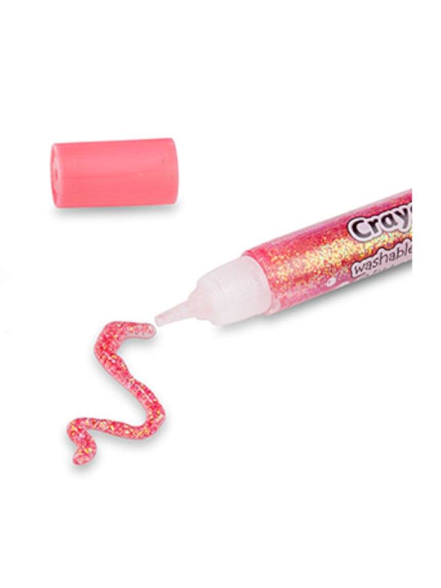 Crayola σετ πλενόμενη κόλλα με γκλίτερ 8τμχ pastel - Crayola