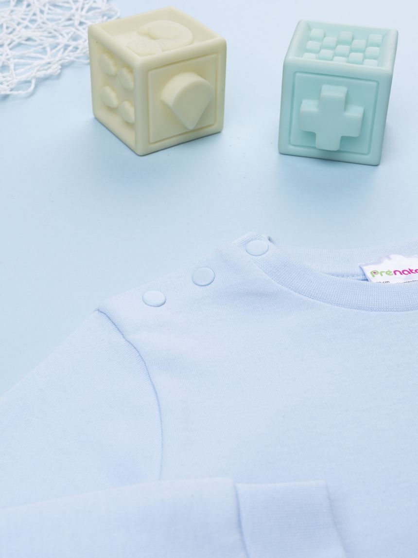 βρεφική πιτζάμα γαλάζια puppies για αγόρι - Prénatal