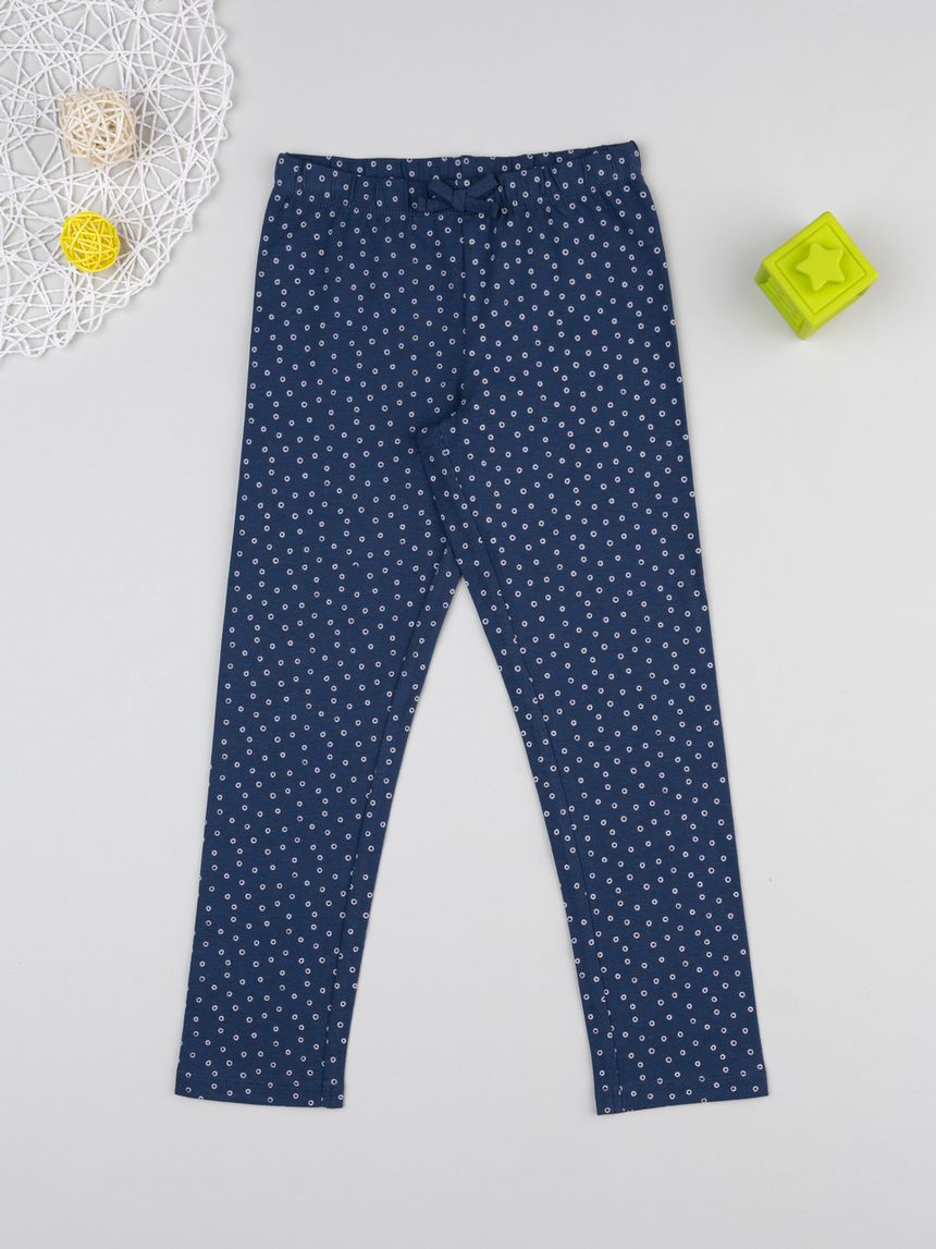 παιδικό κολάν μπλε φλοράλ για κορίτσι - Prénatal