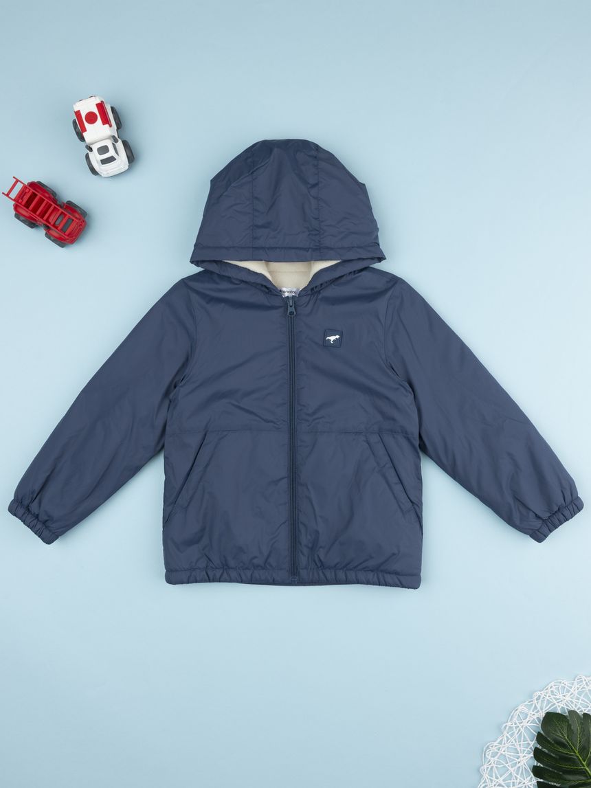 παιδικό μπουφάν μπλε dino για αγόρι - Prénatal