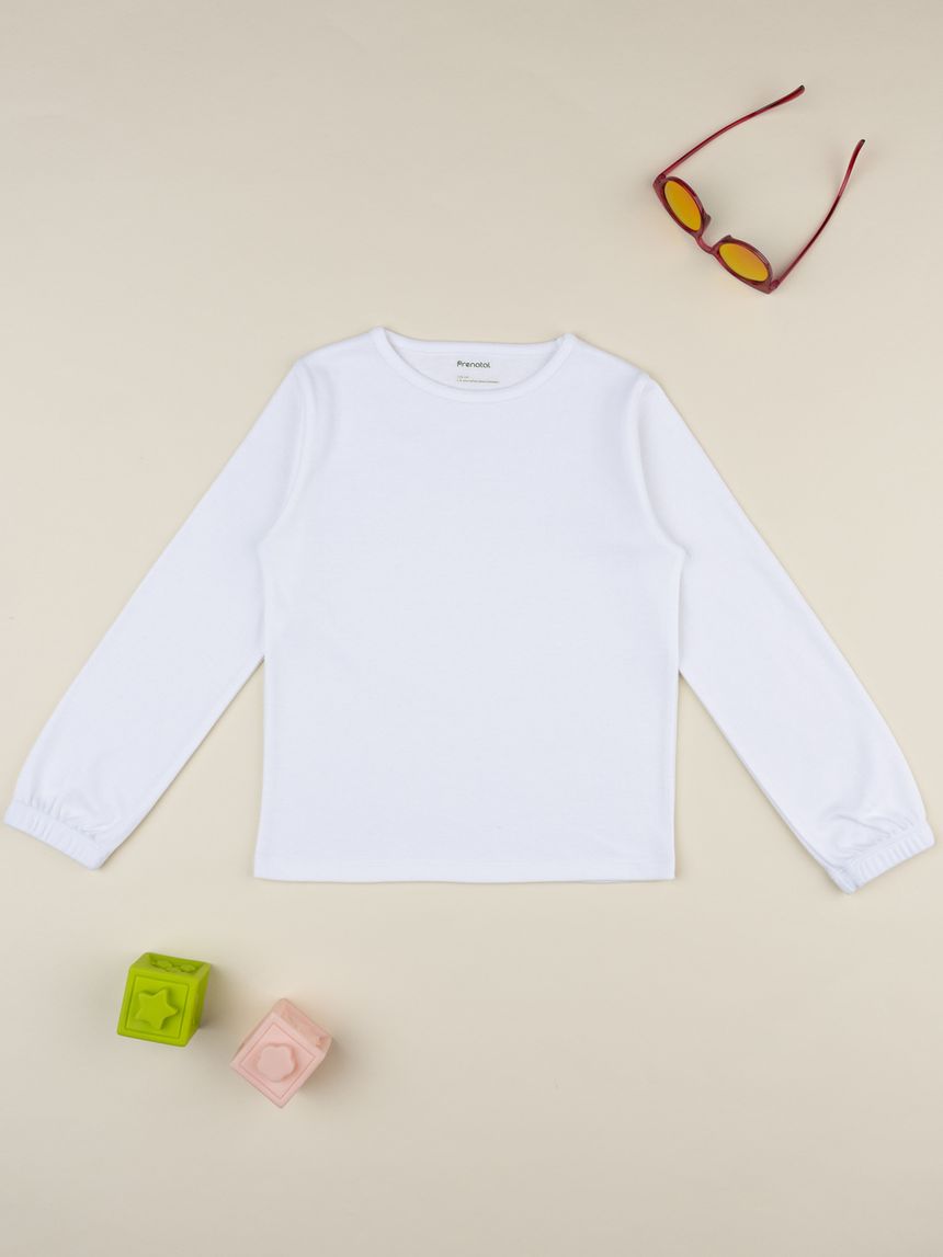 παιδική μπλούζα λευκή για κορίτσι - Prénatal