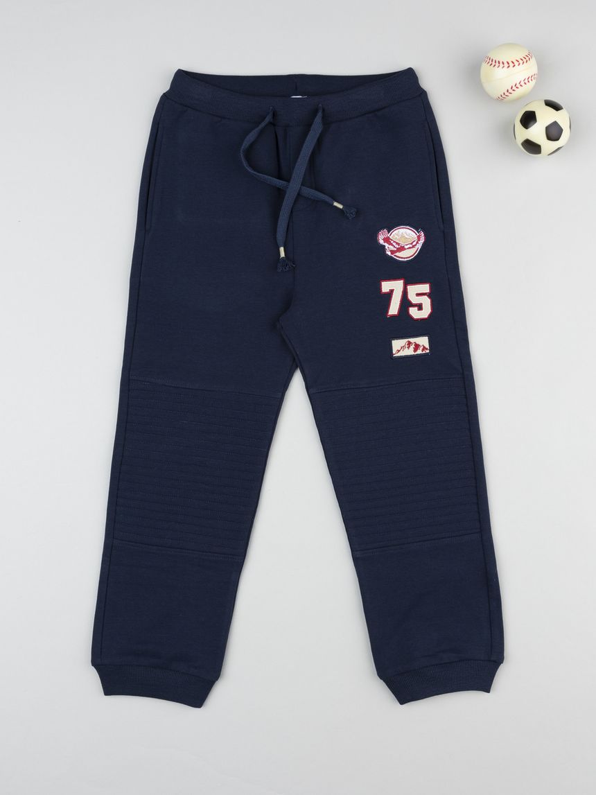 παιδικό παντελόνι φόρμας μπλε mountain για αγόρι - Prénatal