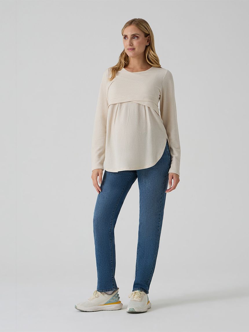 γυναικείο τζιν παντελόνι εγκυμοσύνης μπλε - Prénatal