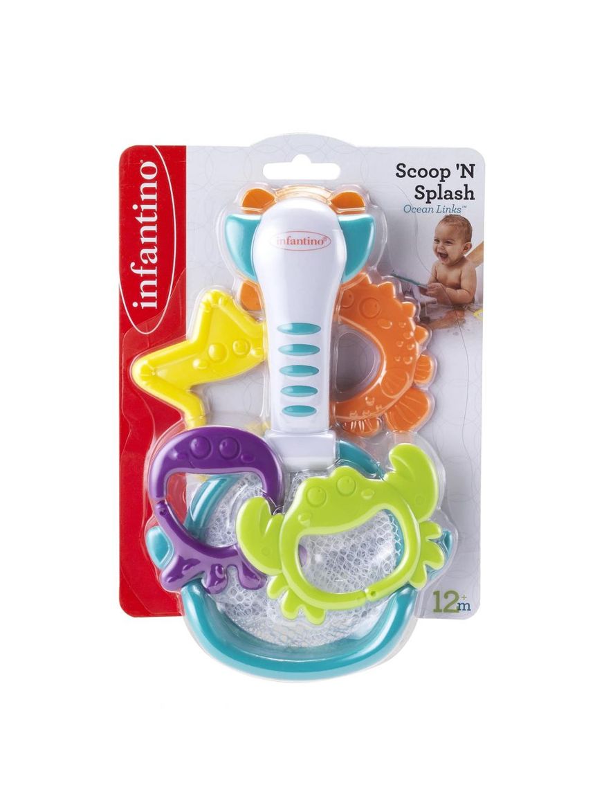 Infantino παιχνίδι μπάνιου shoot 'n scoop ocean links b-930-205041-02 - INFANTINO