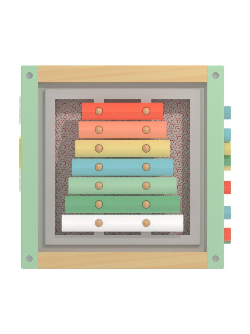 Wood ’n play maxi ξύλινος κύβος δραστηριοτήτων 18m+ - Wood'N Play