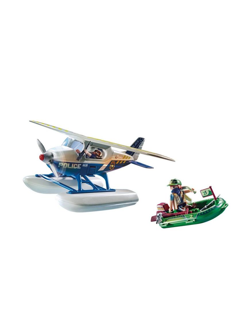 Playmobil city action καταδίωξη λαθρεμπόρου απο αστυνομικό υδροπλάνο 70779 - Playmobil, Playmobil City Action
