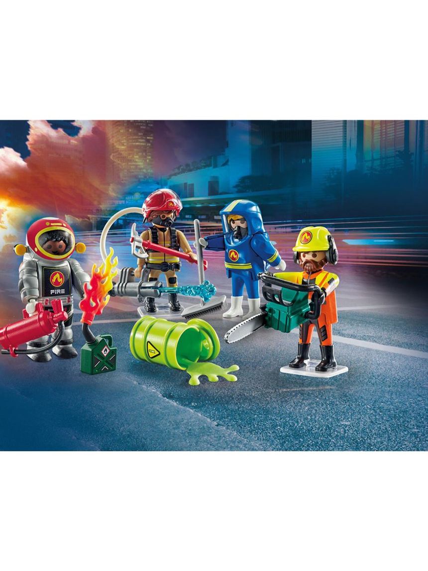 Playmobil action heroes my figures επιχείρηση πυροσβεστικής 71468 - Playmobil
