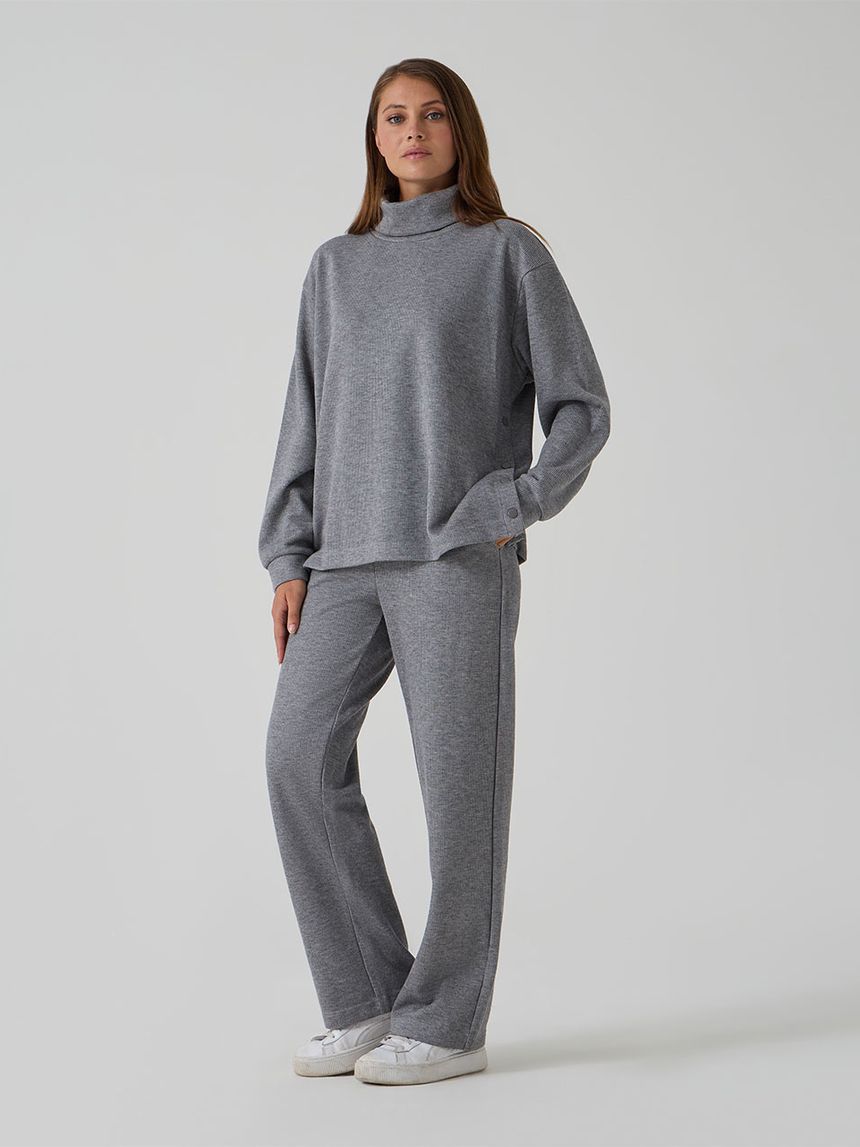 γυναικείο πουλόβερ εγκυμοσύνης/θηλασμού γκρι - Prénatal