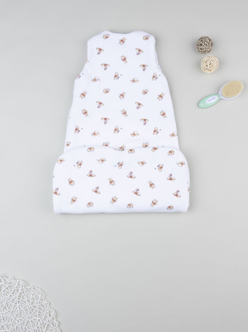 βρεφικός αμάνικος υπνόσακος σενίλ λευκός winnie 2.5 tog - Prénatal