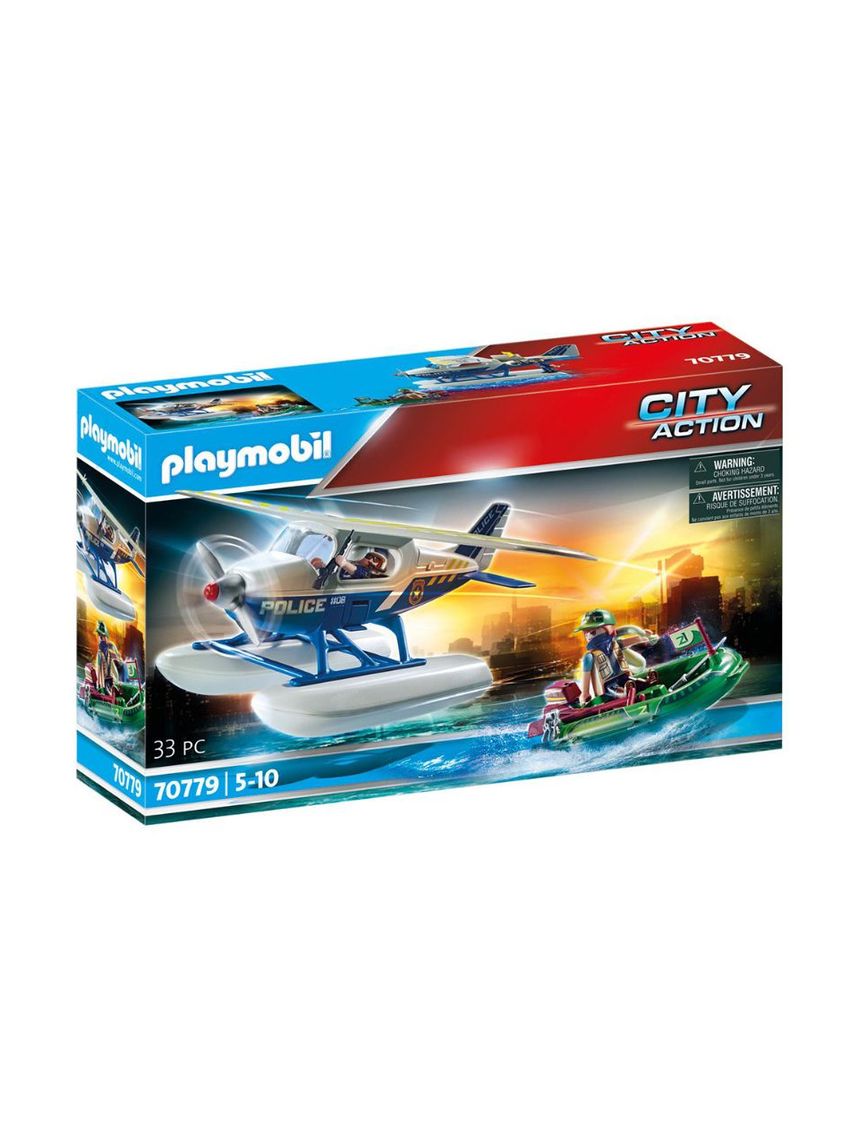 Playmobil city action καταδίωξη λαθρεμπόρου απο αστυνομικό υδροπλάνο 70779 - Playmobil, Playmobil City Action