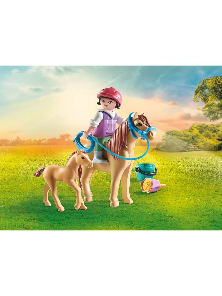 Playmobil horses of waterfall παιδάκι με άλογο & πουλάρι 71498 - Playmobil