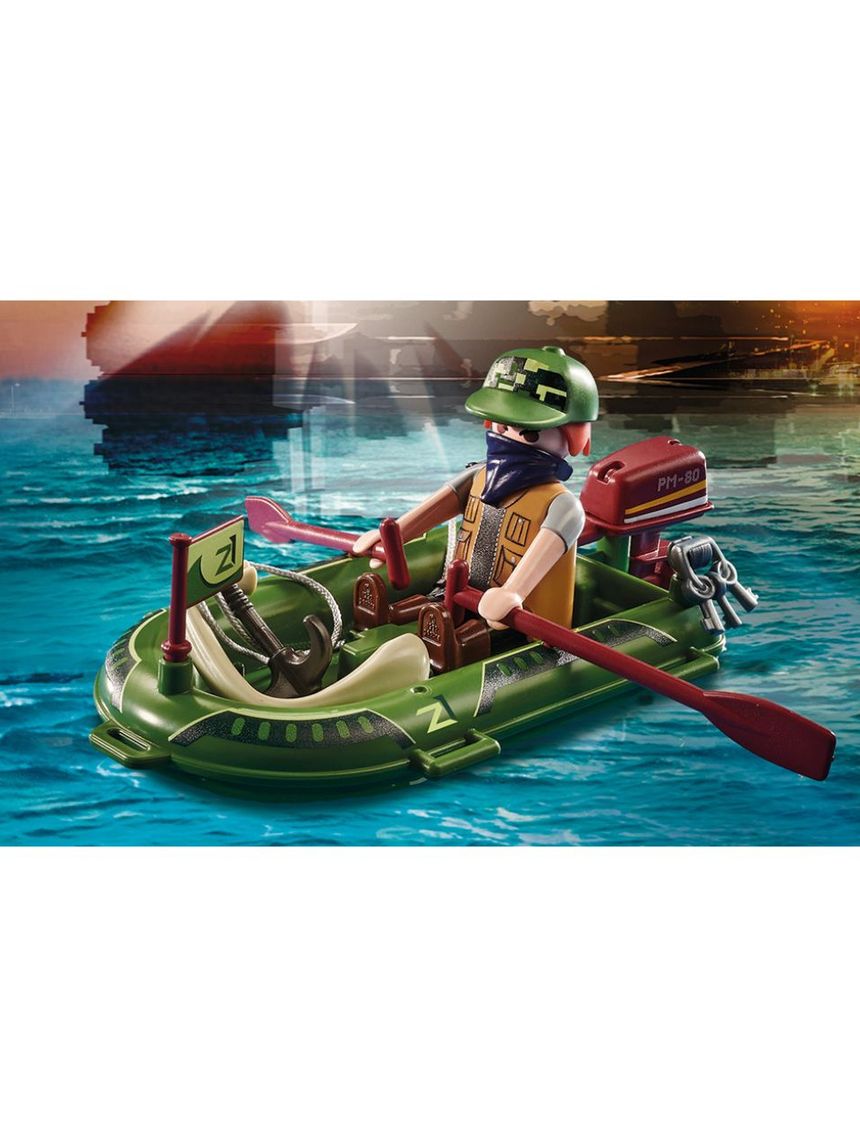 Playmobil city action καταδίωξη λαθρεμπόρου απο αστυνομικό υδροπλάνο 70779 - Playmobil, Playmobil City Action