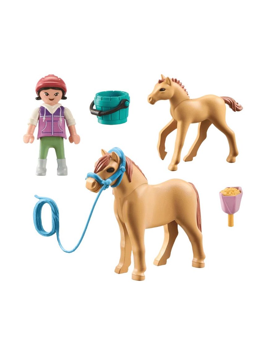 Playmobil horses of waterfall παιδάκι με άλογο & πουλάρι 71498 - Playmobil