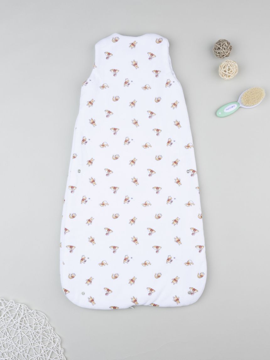 βρεφικός αμάνικος υπνόσακος σενίλ λευκός winnie 2.5 tog - Prénatal