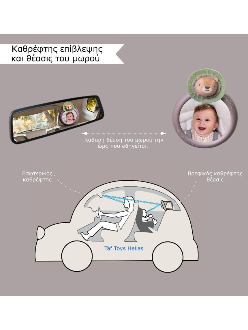 Taf toys savannah καθρέφτης αυτοκινήτου t-13255 - Taf-toys