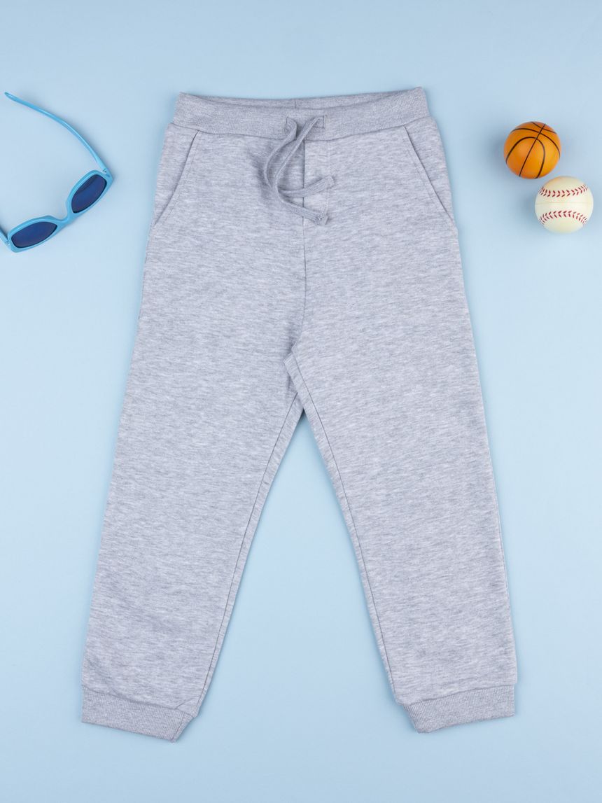 παιδικό παντελόνι φούτερ γκρι για αγόρι - Prénatal