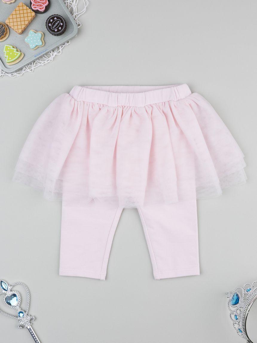 βρεφικό κολάν με φούστα ροζ για κορίτσι - Prénatal