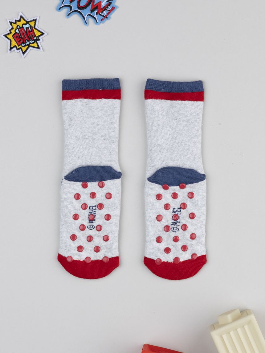 παιδικές αντιολισθητικές κάλτσες spiderman για αγόρι - Prénatal