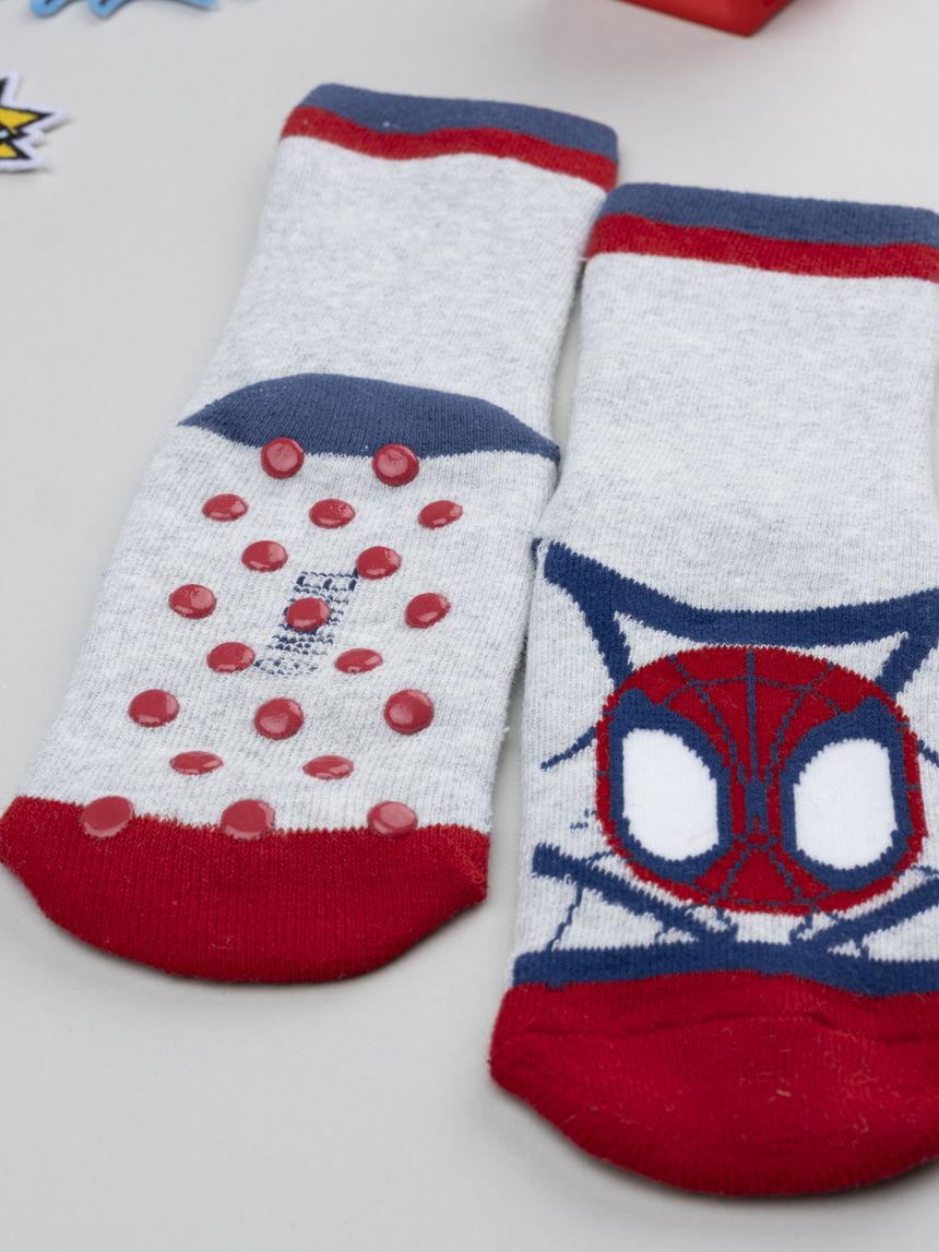 παιδικές αντιολισθητικές κάλτσες spiderman για αγόρι - Prénatal