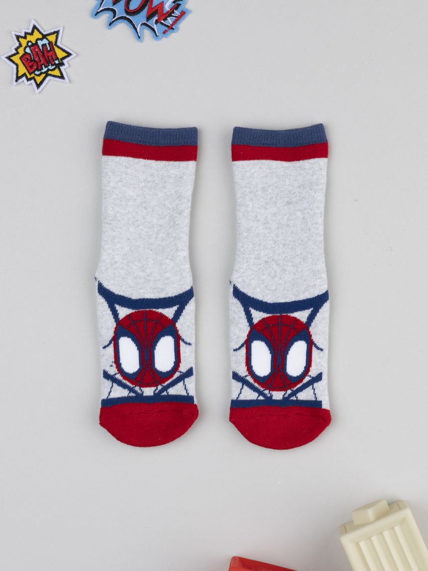 παιδικές αντιολισθητικές κάλτσες spiderman για αγόρι - Prénatal