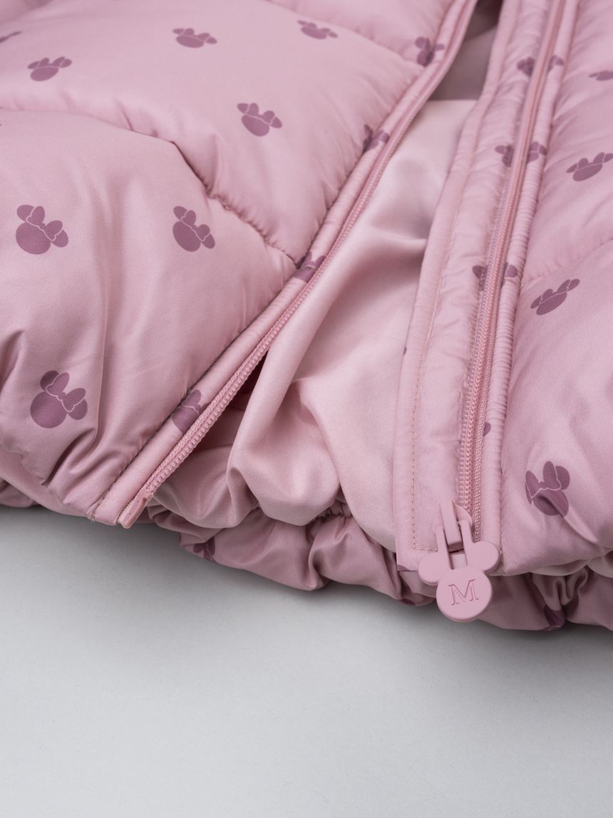 παιδικό μπουφάν puffer ροζ minnie για κορίτσι - Prénatal