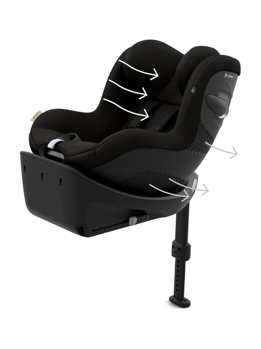 Cybex κάθισμα αυτοκινήτου sirona gi 360° i-size (61-105cm) magic black - Cybex