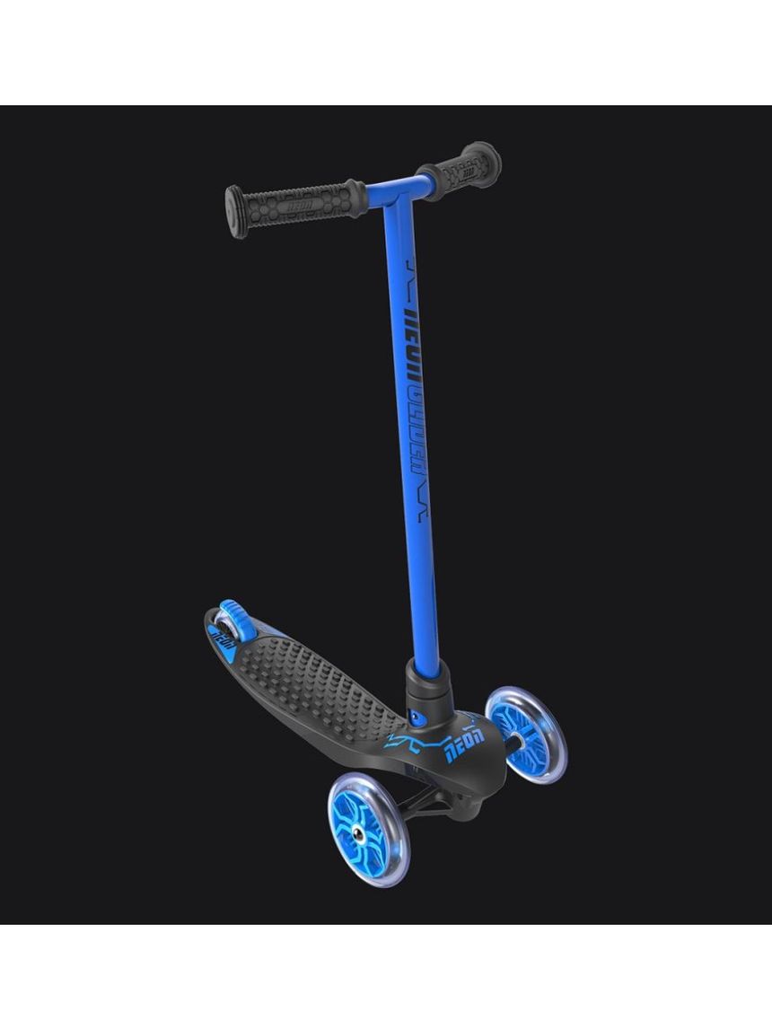 Yvolution πατίνι με 3 τροχούς neon glider led μπλε 53.100964 - Yvolution