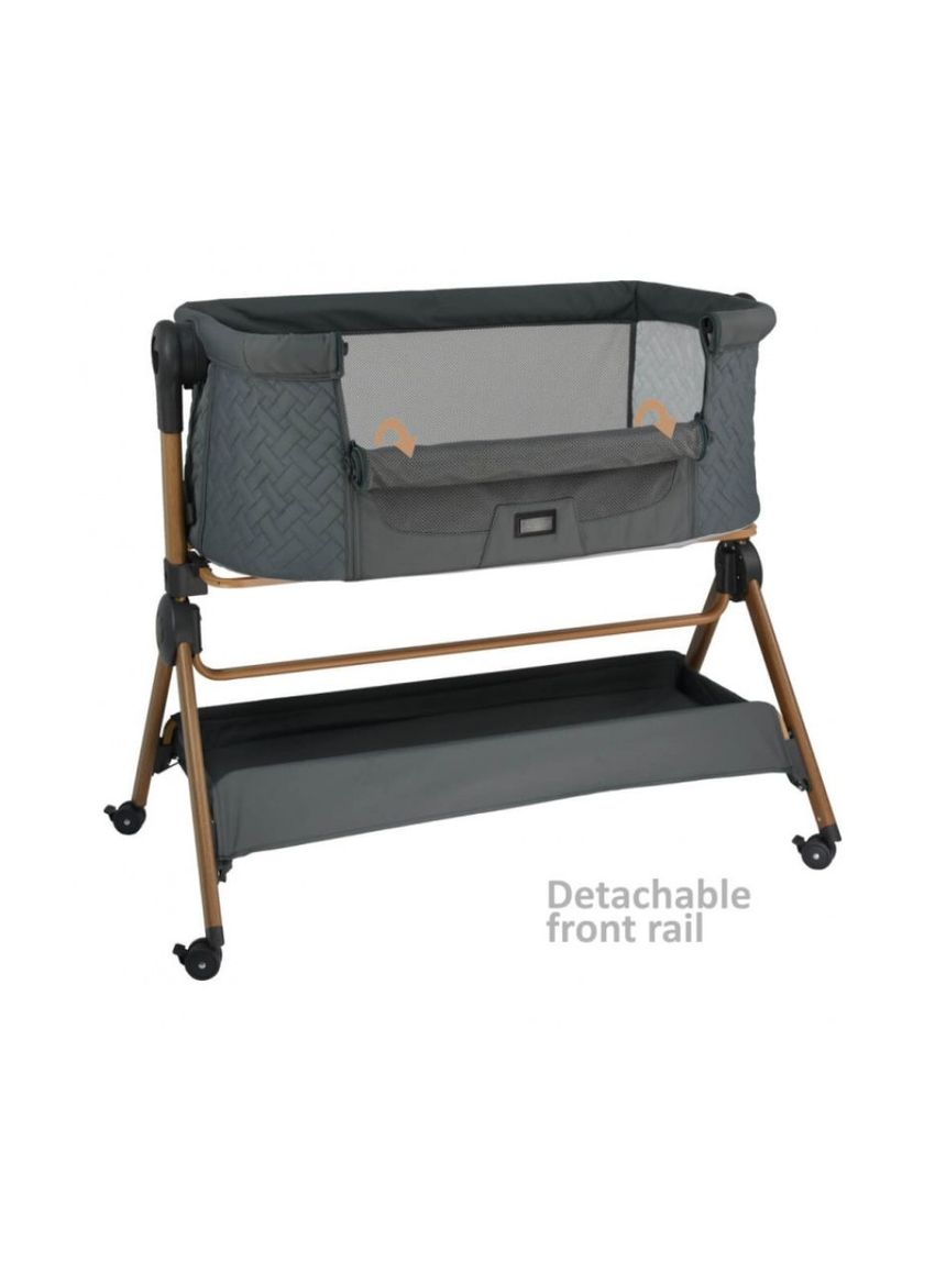 Bebe stars λίκνο-καρέκλα φαγητού serenity 2 in 1 smoked grey 846-186 - Bebe Stars