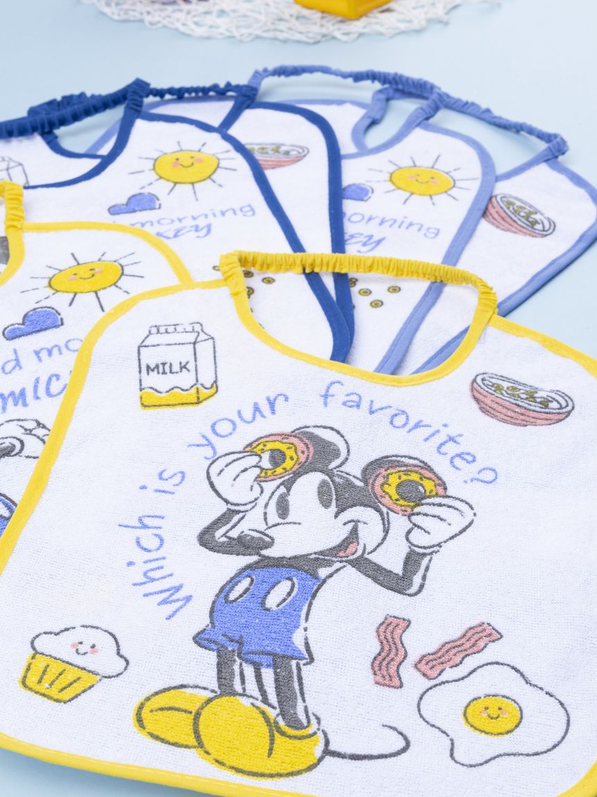 βρεφικές σαλιάρες πακέτο x6 mickey για αγόρι - Prénatal