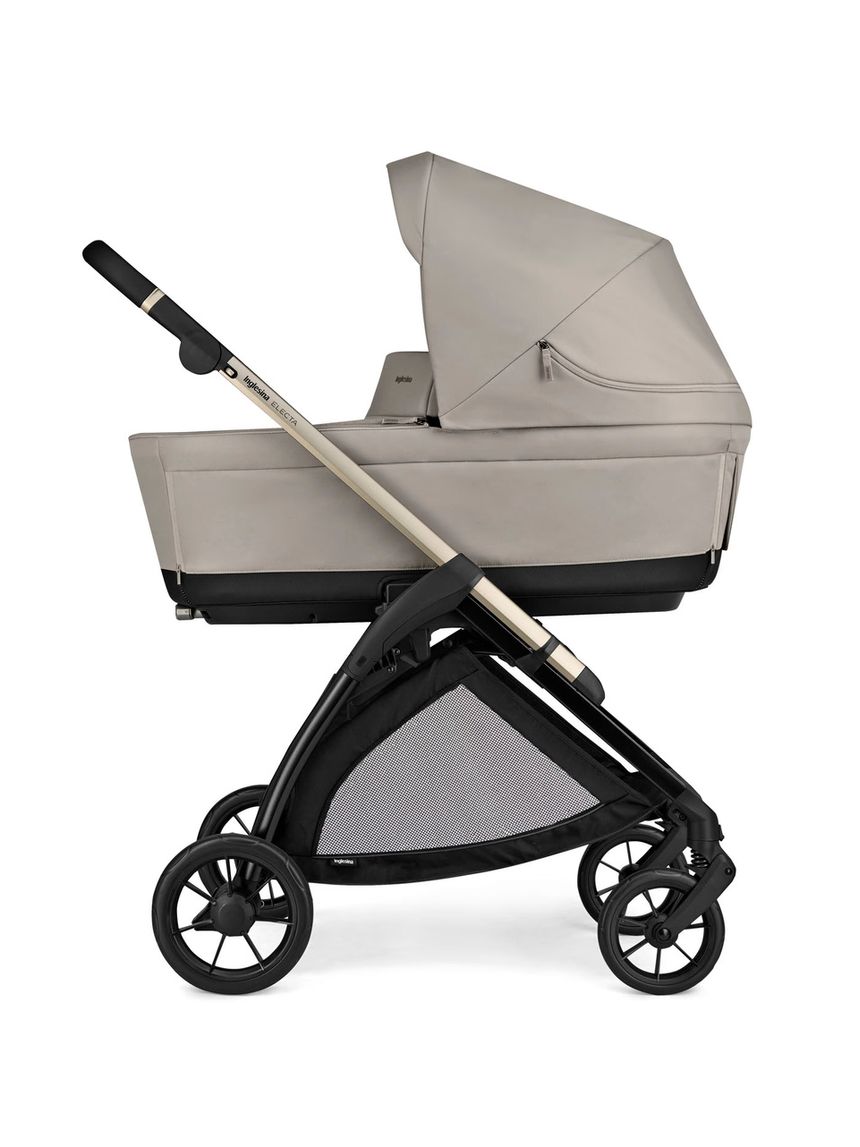 Inglesina σύστημα μεταφοράς 3 σε 1 electa quattro darwin recline με σκελετό iridio black battery beige - Inglesina