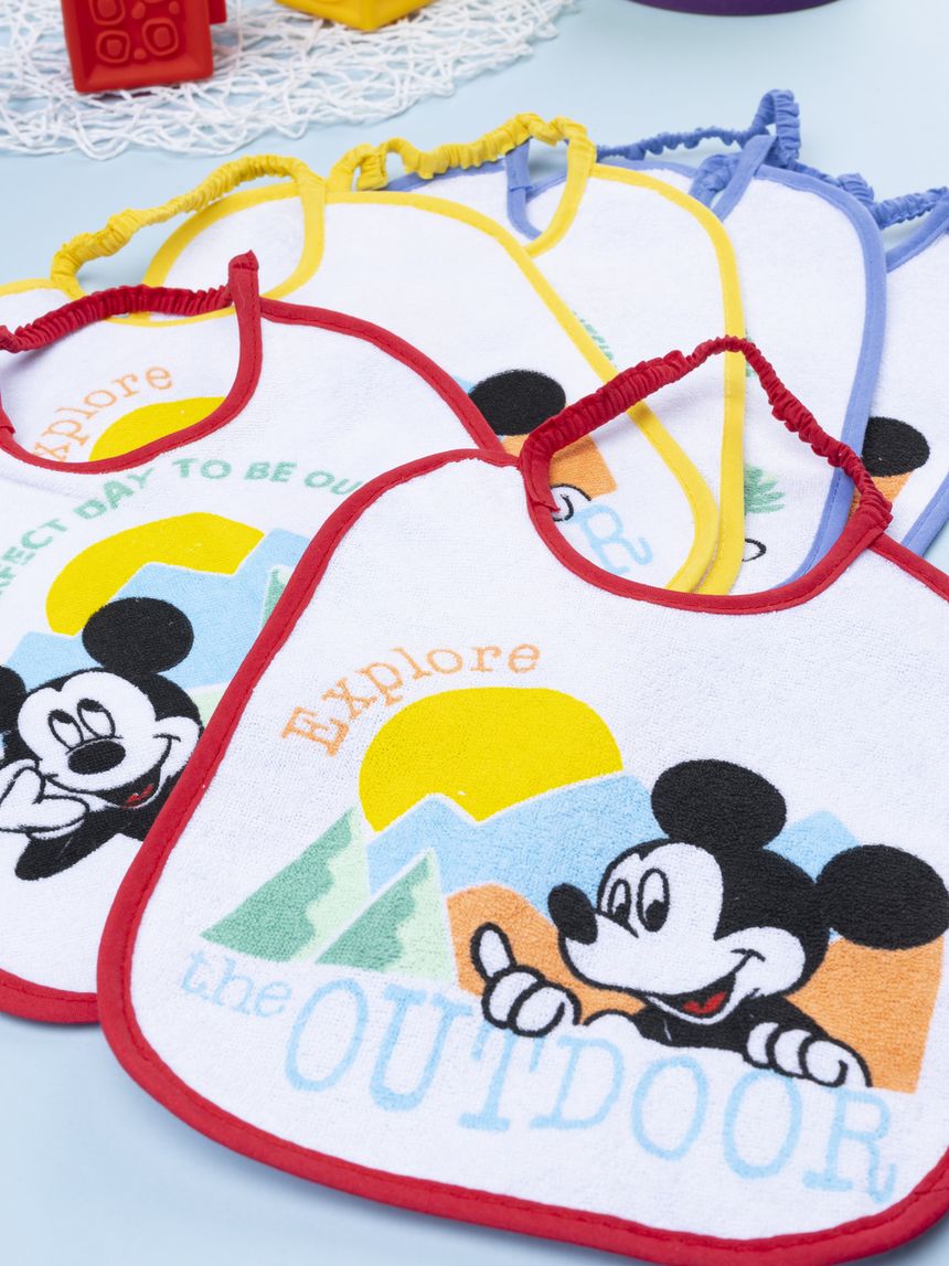 βρεφικές σαλιάρες πακέτο x6 mickey για αγόρι - Prénatal