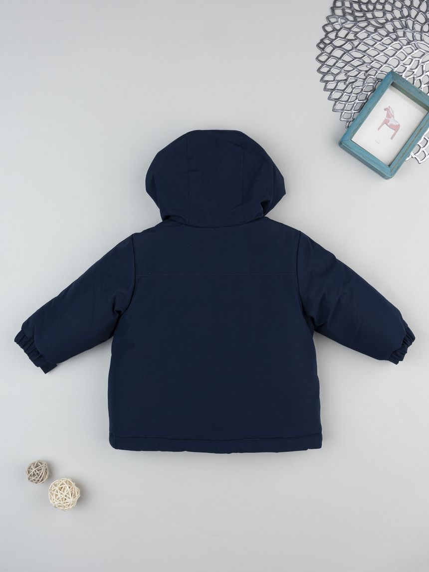 βρεφικό μπουφάν μπλε για αγόρι - Prénatal
