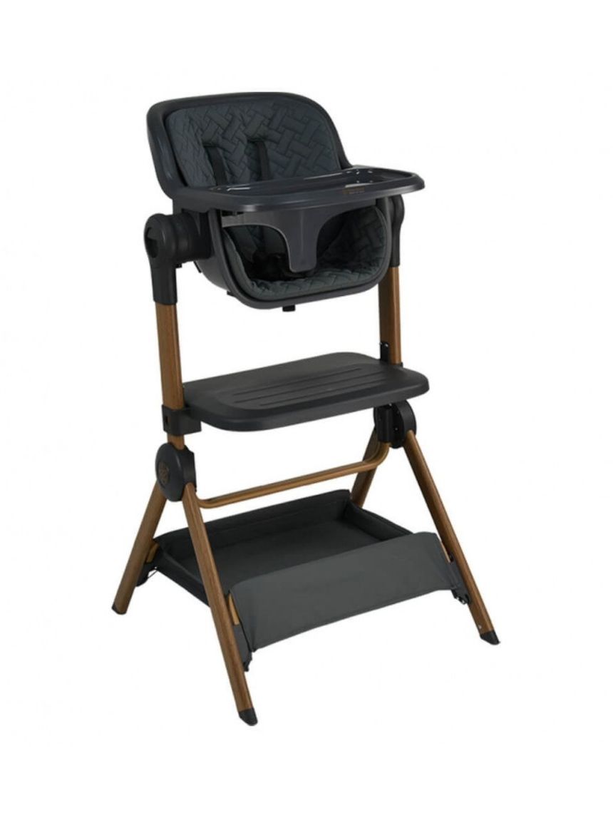 Bebe stars λίκνο-καρέκλα φαγητού serenity 2 in 1 smoked grey 846-186 - Bebe Stars