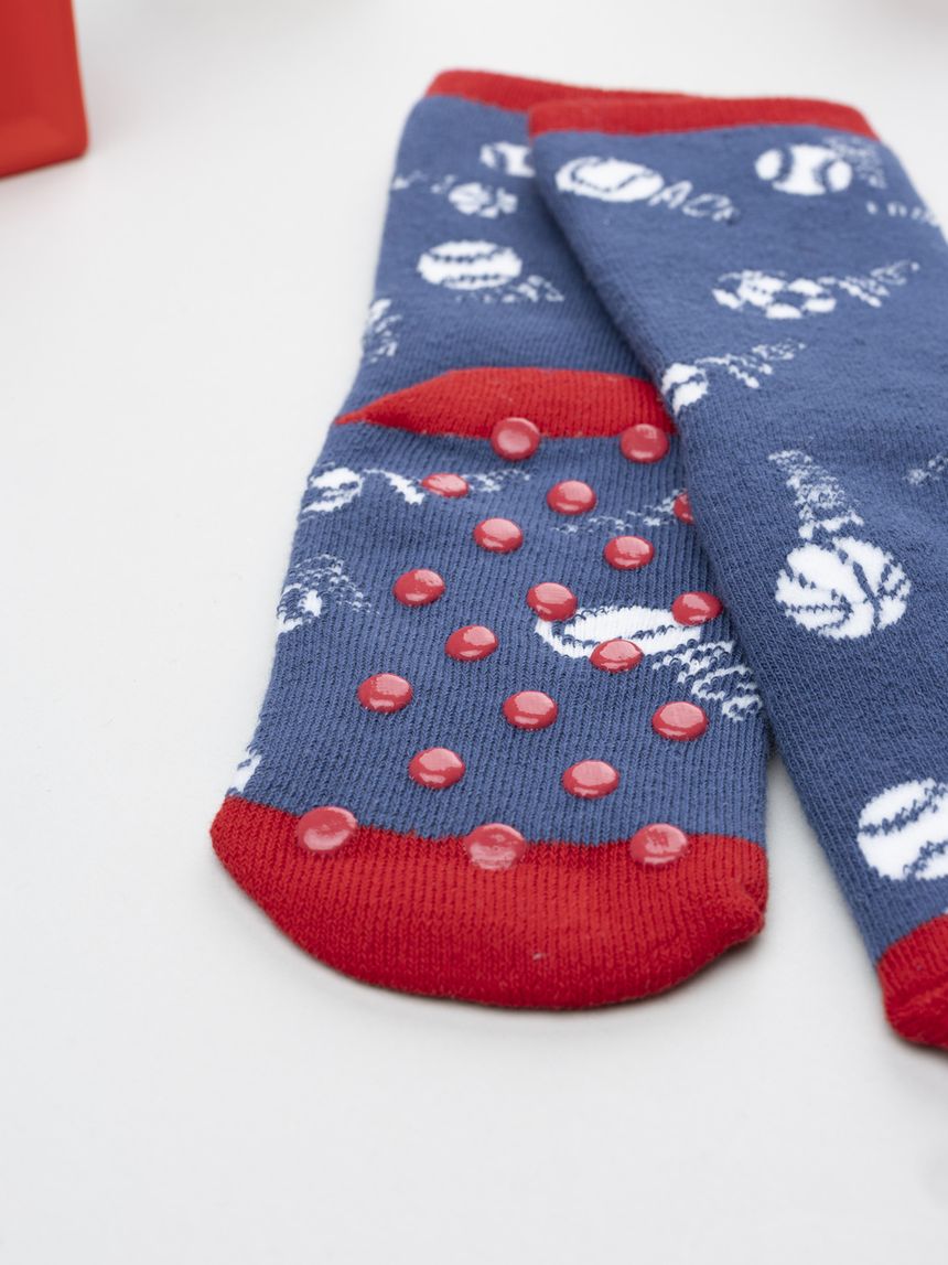 παιδικές αντιολισθητικές κάλτσες sports για αγόρι - Prénatal