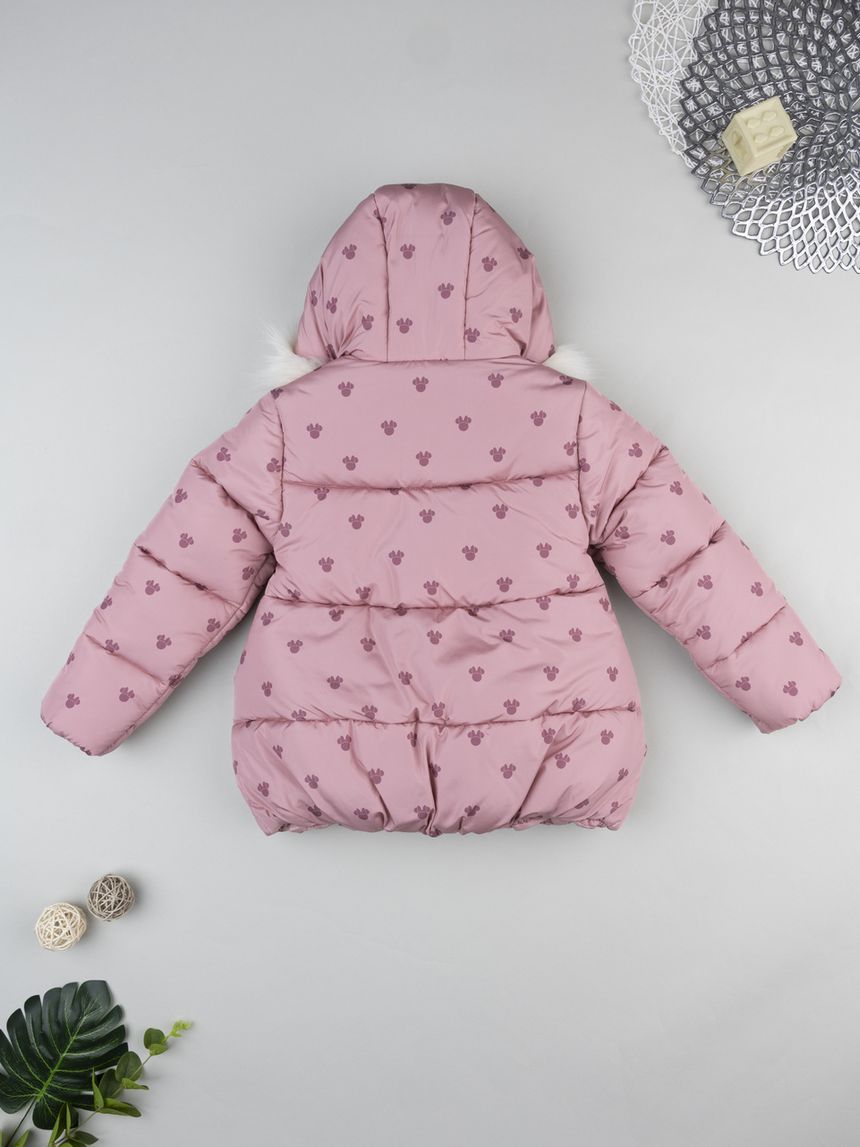 παιδικό μπουφάν puffer ροζ minnie για κορίτσι - Prénatal