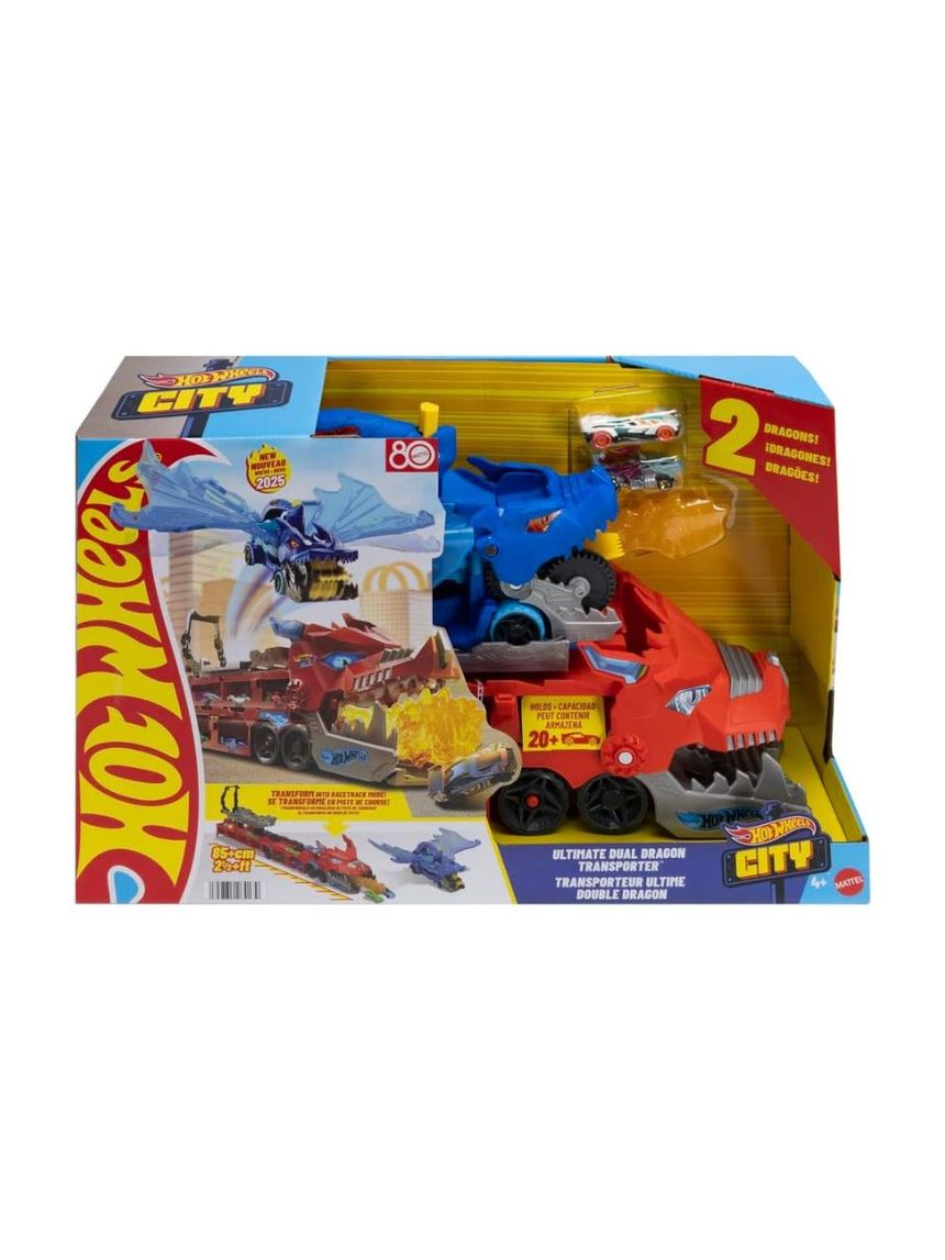 Hot wheels απόλυτη νταλίκα με διπλό δράκο jbm72 - Hot wheels