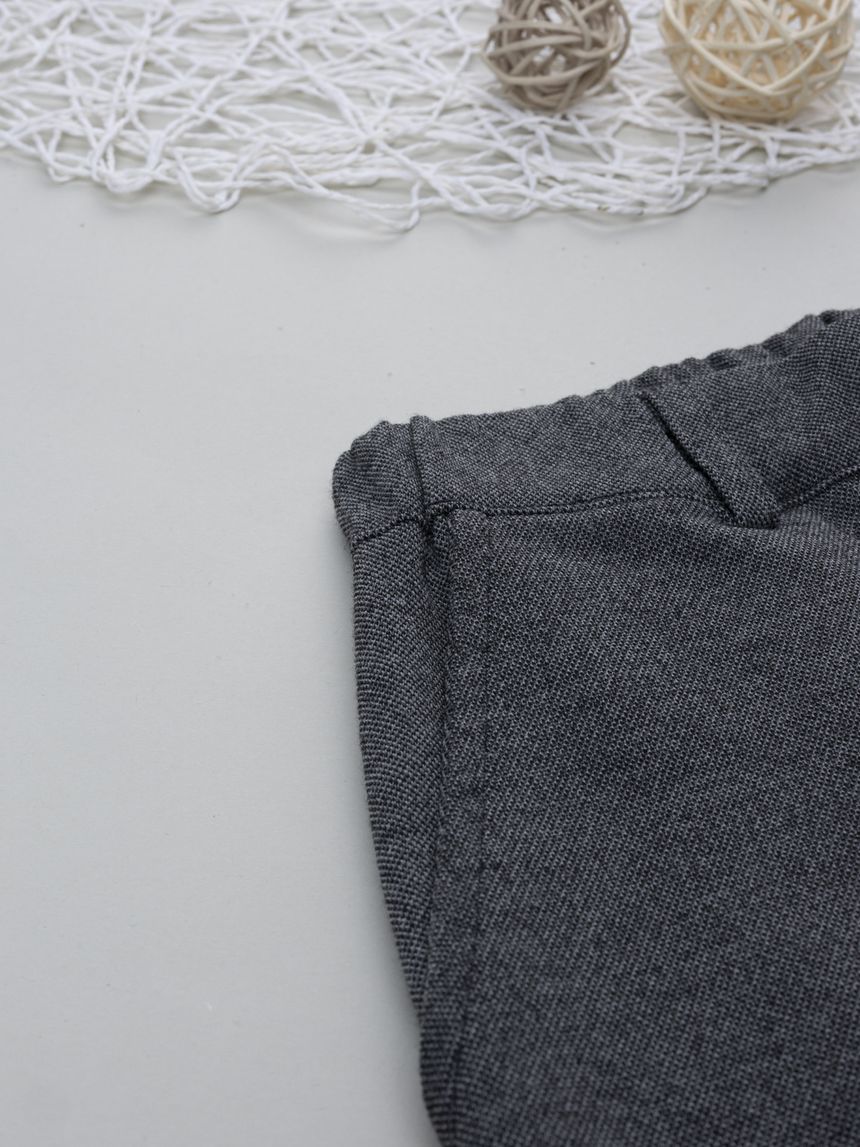 παιδικό παντελόνι γκρι classic για αγόρι - Prénatal