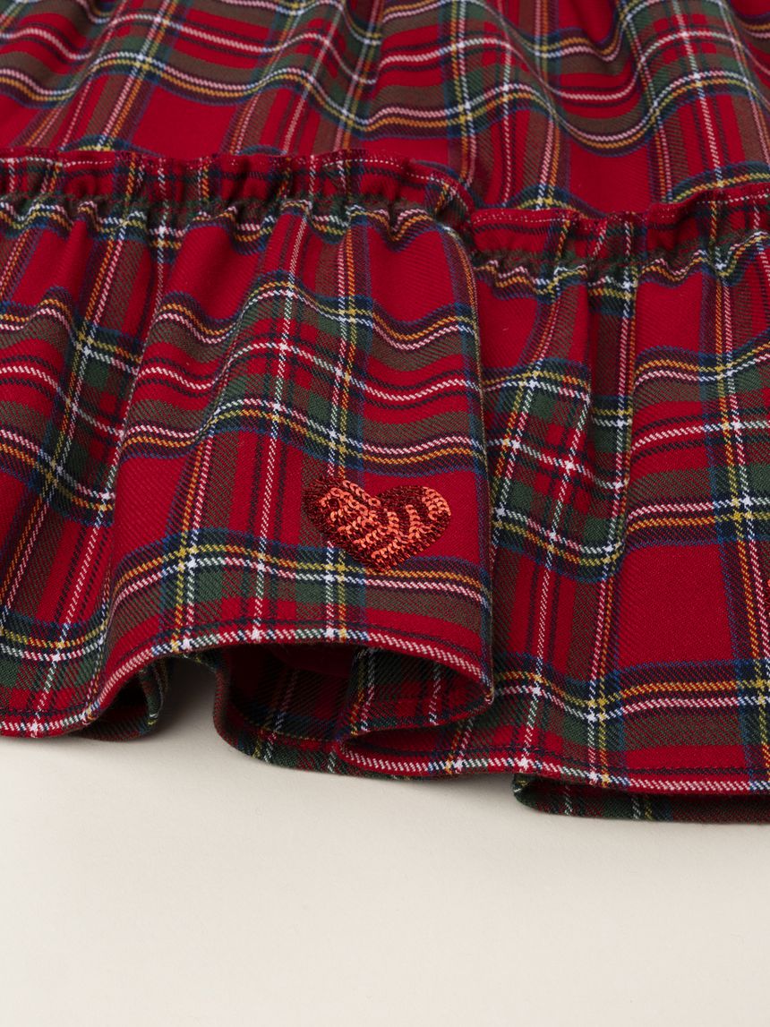 παιδικό φόρεμα καρό με καρδούλες classic για κορίτσι - Prénatal