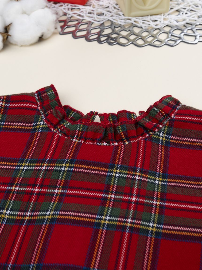 παιδικό φόρεμα καρό με καρδούλες classic για κορίτσι - Prénatal