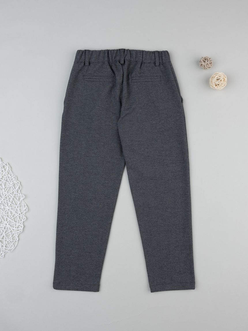 παιδικό παντελόνι γκρι classic για αγόρι - Prénatal