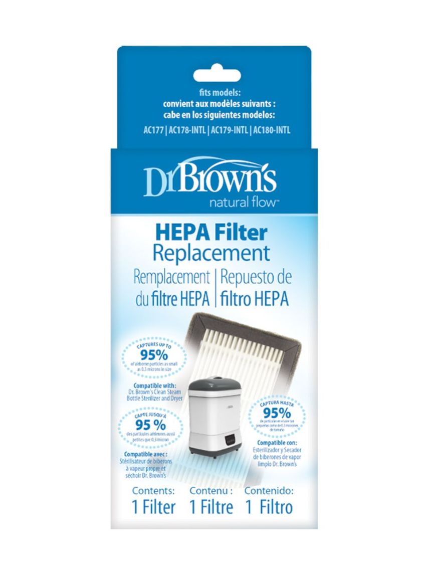 Dr. brown's ανταλλακτικό φίλτρο αέρα hepa ψηφιακού αποστειρωτή και στεγνωτήρα 112.70.1hc.334 - Dr Browns