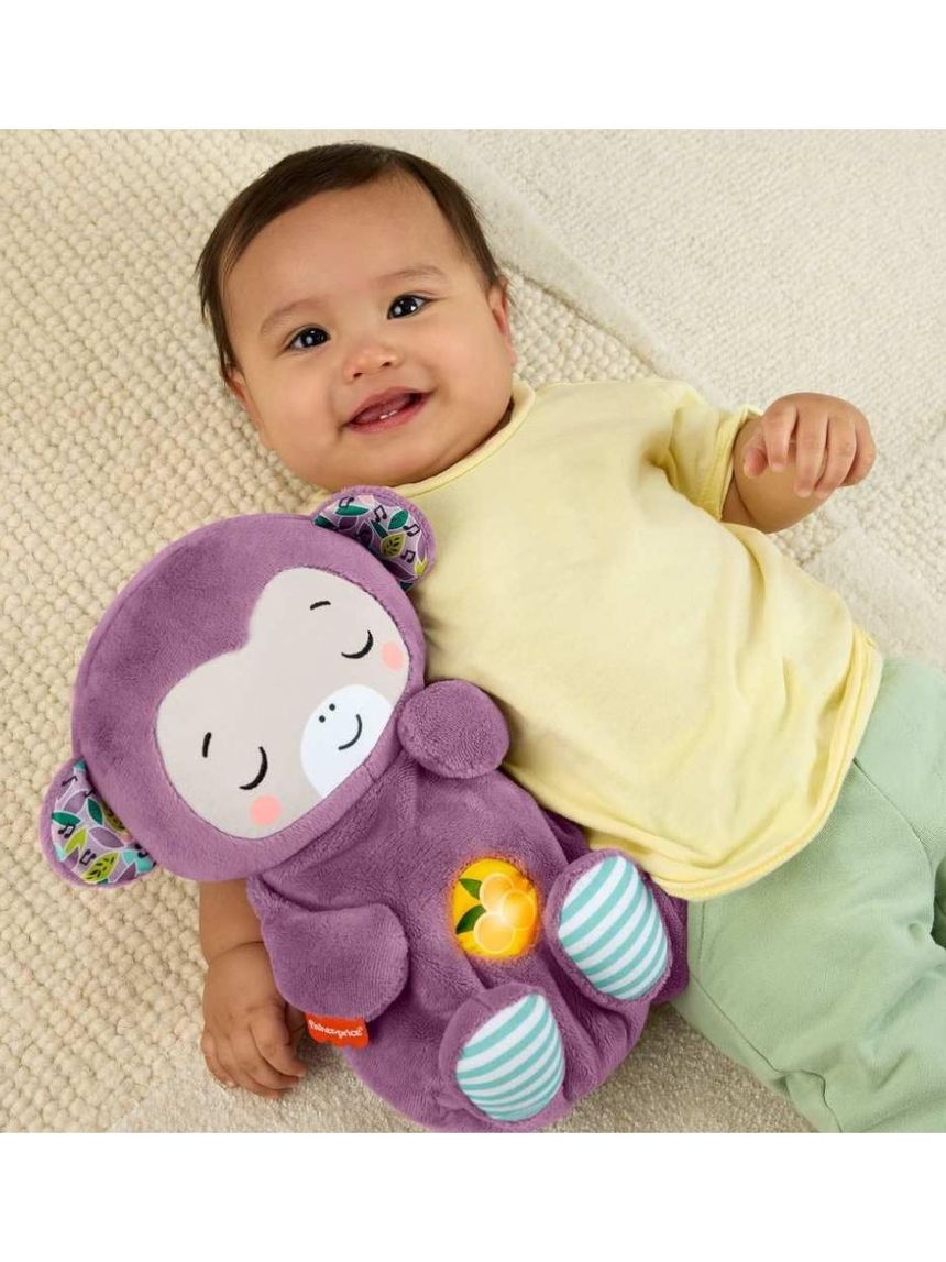 Fisher-price μαϊμουδάκι αγκαλιάς με κίνηση αναπνοής και μουσική jlh41 - Fisher-Price